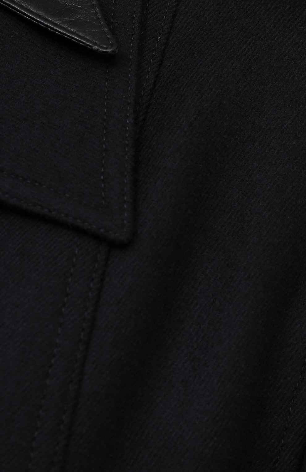 Шерстяное пальто SAINT LAURENT черного цвета по цене 377000 руб., арт. 630496/Y136V, фото 5 Шерстяное пальто SAINT LAURENT, арт. 630496/Y136V, фото 5