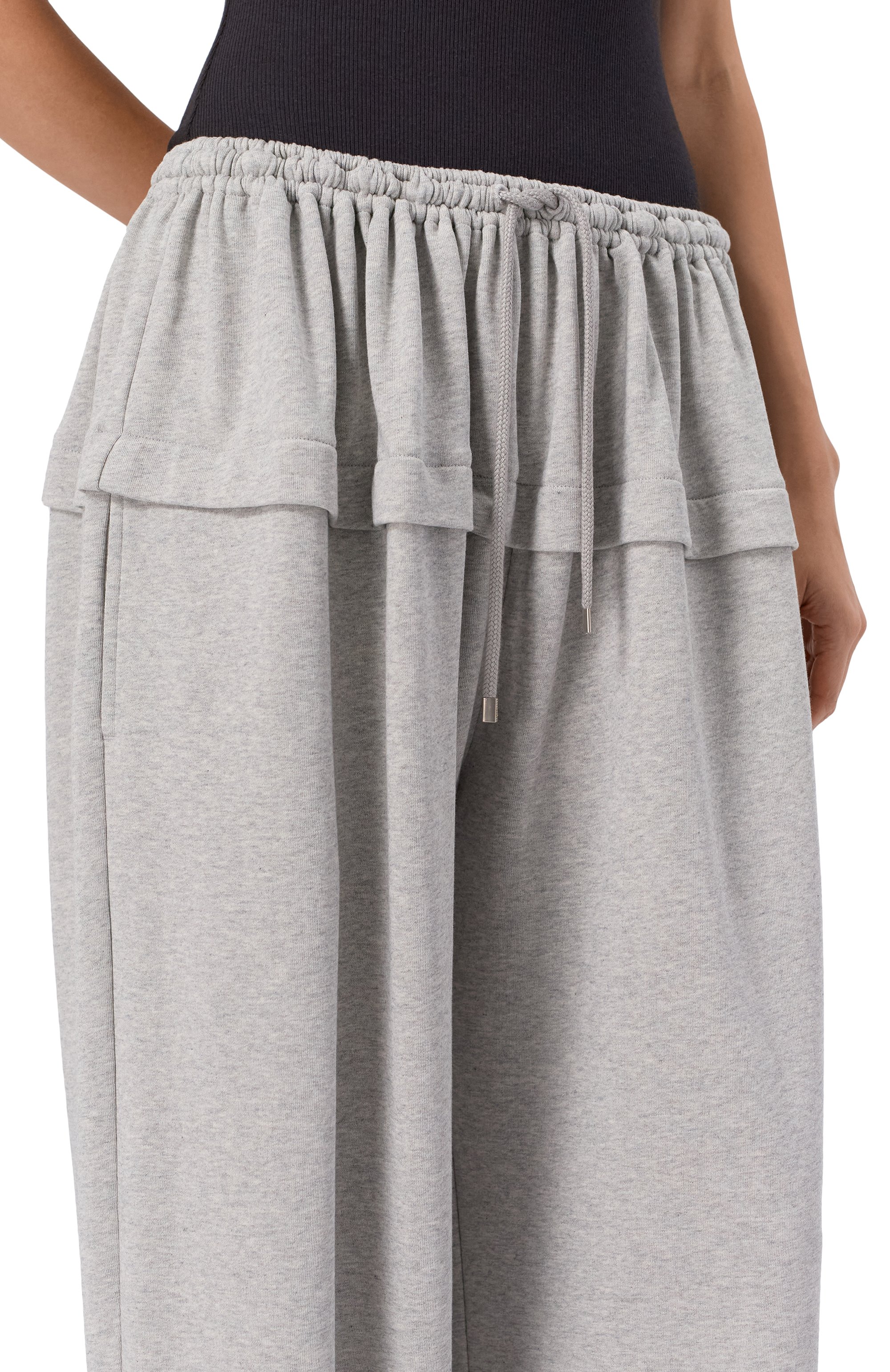 Хлопковые брюки ALAIA, арт. AA9P1230J082B, фото 5