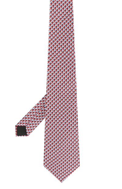 Шелковый галстук LANVIN красного цвета по цене 9440 руб., арт. 2864/TIE, фото 2 Шелковый галстук LANVIN, арт. 2864/TIE, фото 2