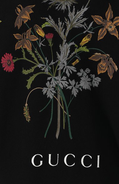Хлопковый пуловер GUCCI, арт. 469251/XJANQ, фото 5