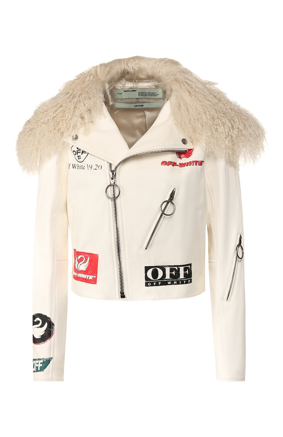 Кожаная куртка OFF-WHITE, арт. 0WJA019E19E900820288, фото 1