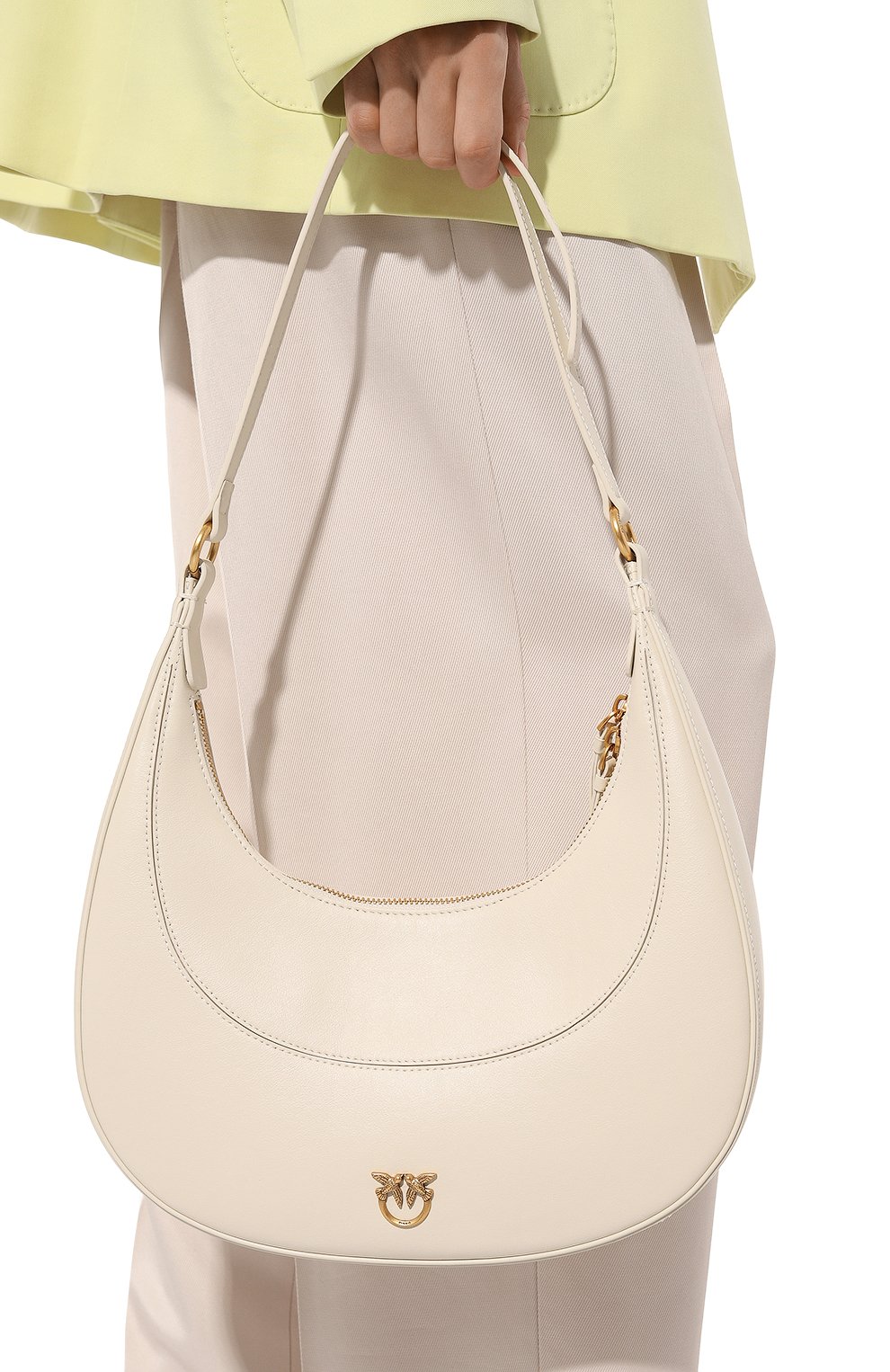 Сумка PINKO белого цвета по цене 46750 руб., арт. 101526-A0Q0, фото 2 Сумка PINKO, арт. 101526-A0Q0, фото 2