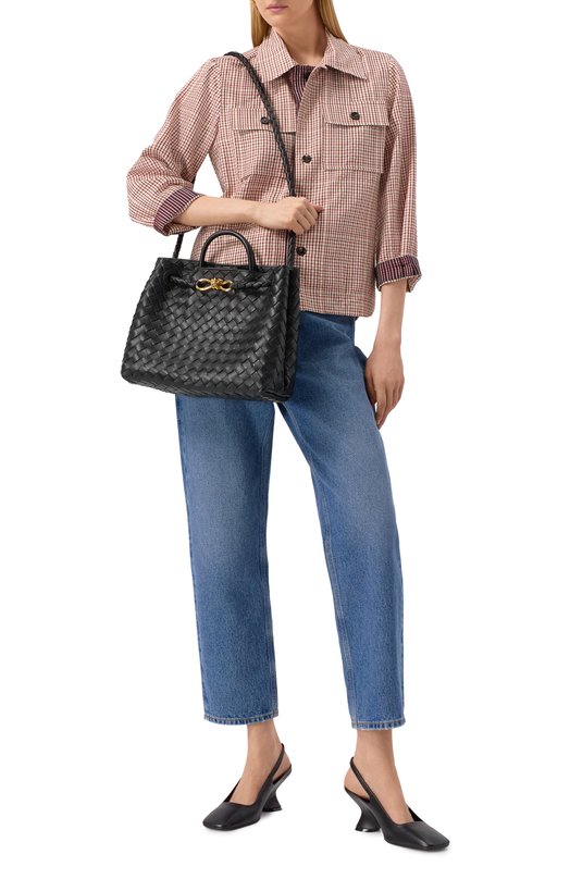 Сумка Andiamo medium Bottega Veneta 766016/VCPP1 Чёрный  766016/VCPP1 Фото 7