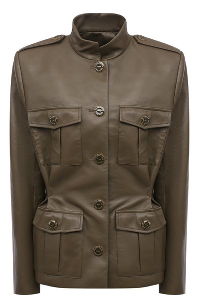 Женский кожаный жакет ALEXANDRE VAUTHIER, арт. 211LJA1401 0404