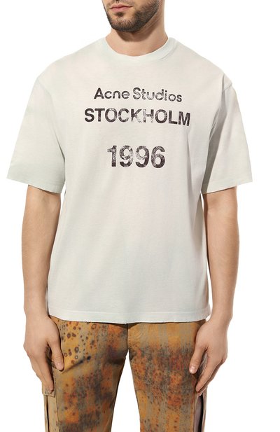 Хлопковая футболка ACNE STUDIOS, арт. FN MN TSHI000424ABH, фото 3