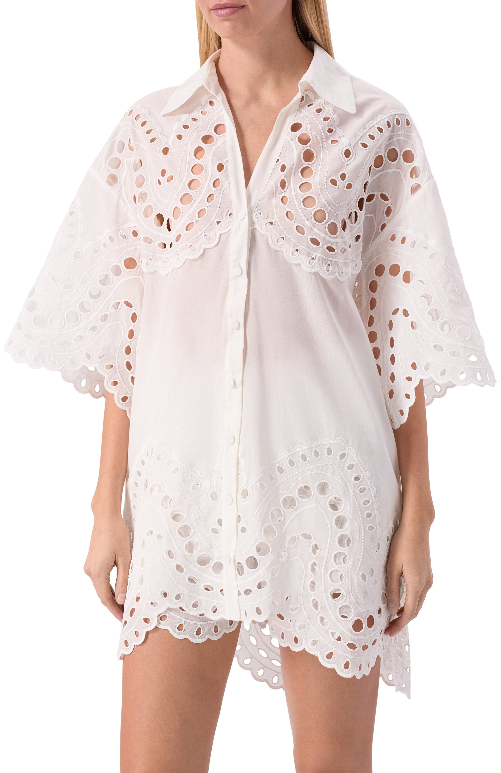 Хлопковая туника CHARO RUIZ IBIZA, арт. 263201, фото 3