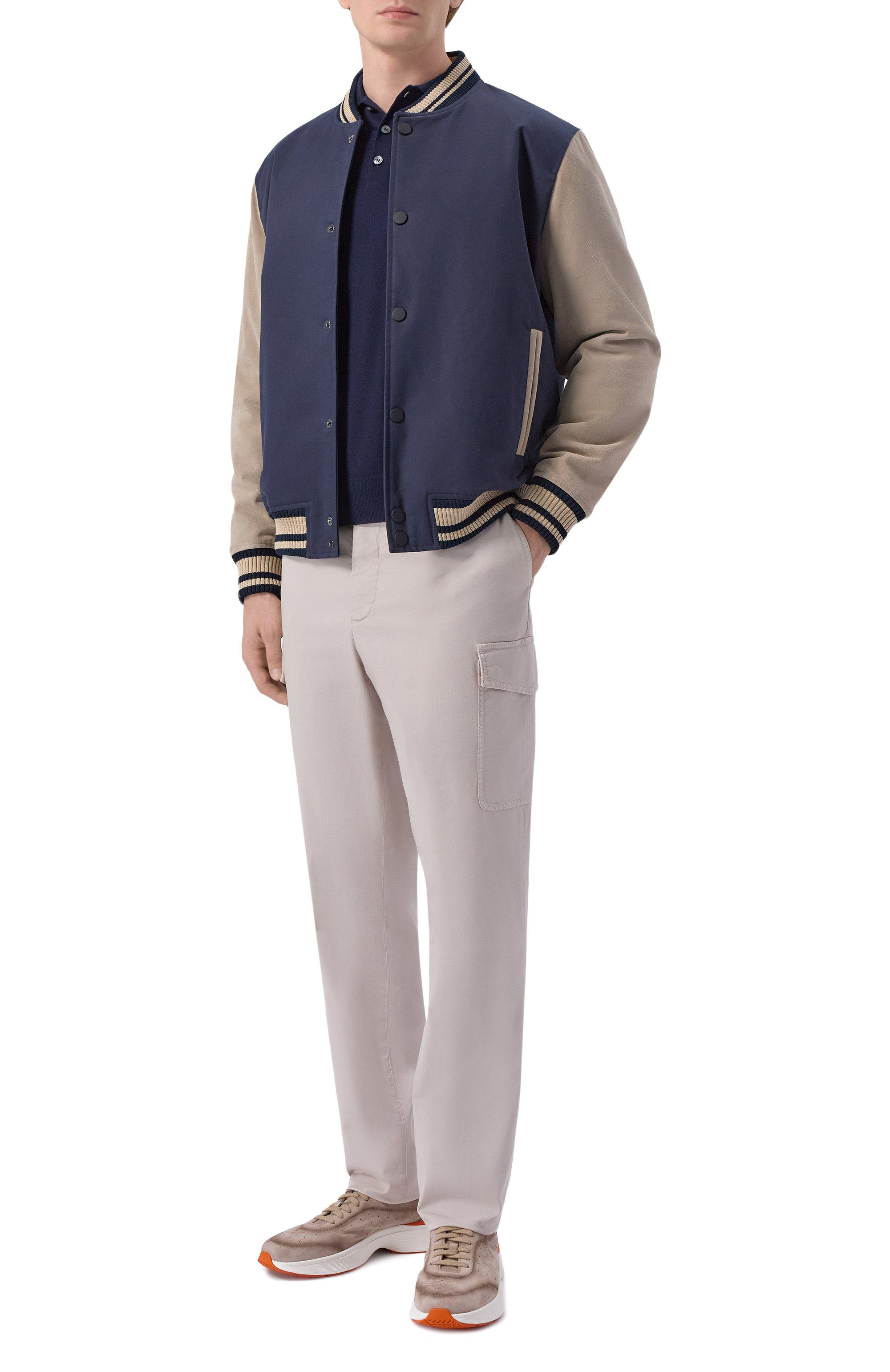 Хлопковый бомбер KITON, арт. UGK151K0732H, фото 2