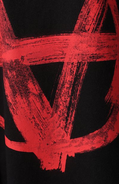 Футболка VETEMENTS черного цвета по цене 21150 руб., арт. SS20TR297 1621/W/BLACK/RED, фото 5 Футболка VETEMENTS, арт. SS20TR297 1621/W/BLACK/RED, фото 5