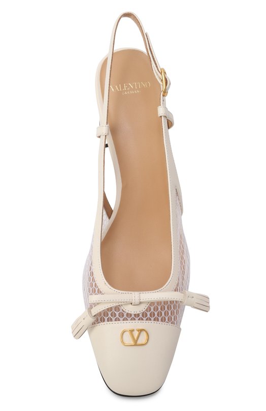 Комбинированные туфли Valet Du Roi 60 Valentino 8W2S0MH9/PDY Кремовый  8W2S0MH9/PDY Фото 6