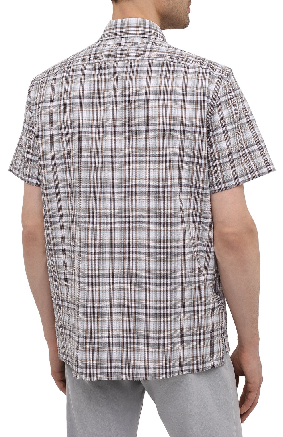 Хлопковая рубашка ZEGNA, арт. UWX37/SCM9, фото 4