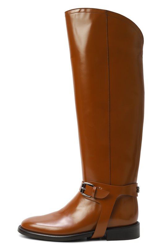 Кожаные сапоги Riderama Casadei 1S372A0201/C2858 Коричневый  1S372A0201/C2858 Фото 4
