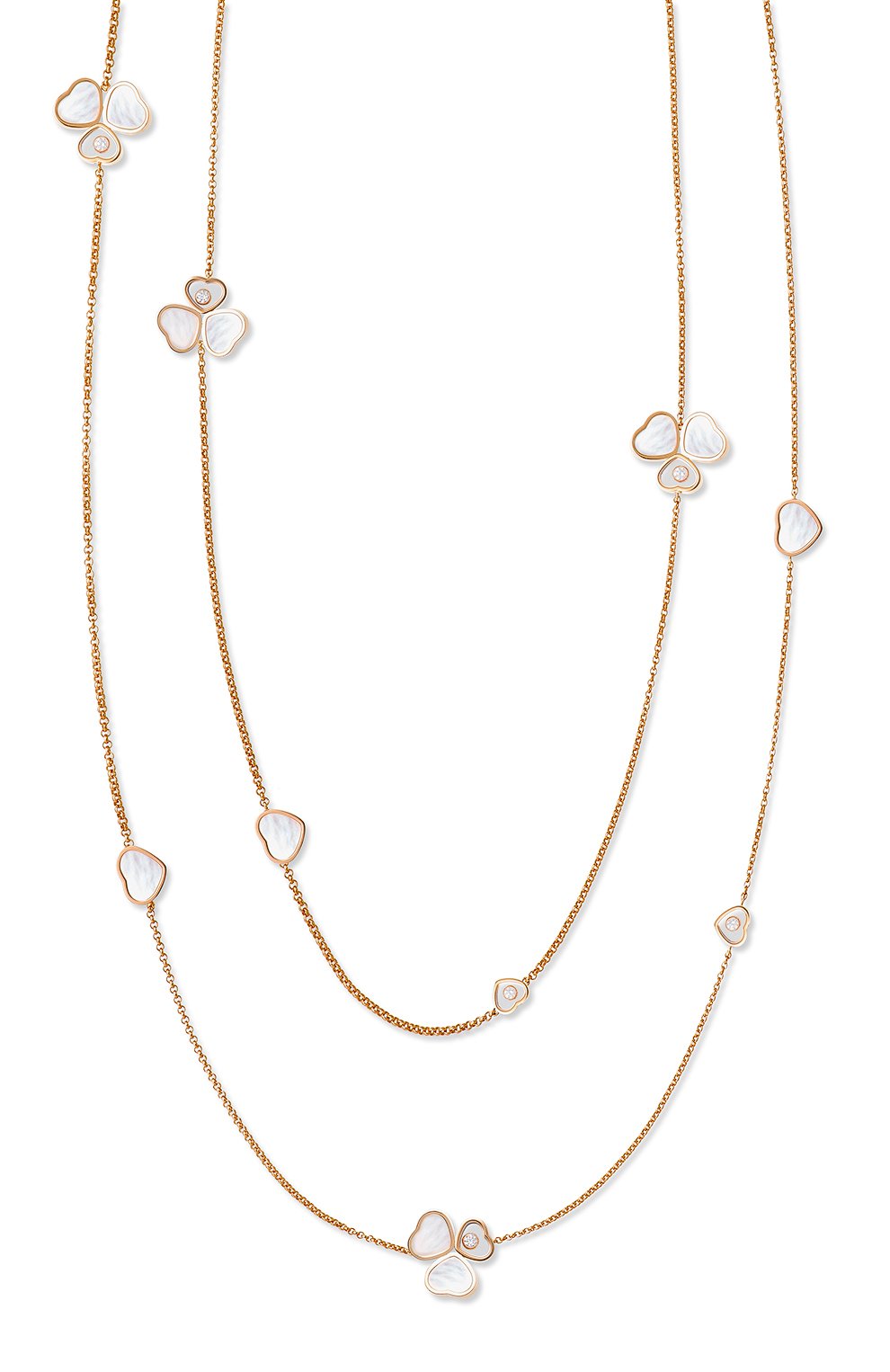 Колье CHOPARD бесцветного цвета по цене 2093000 руб., арт. 81A083-5301, фото 1 Колье CHOPARD, арт. 81A083-5301, фото 1