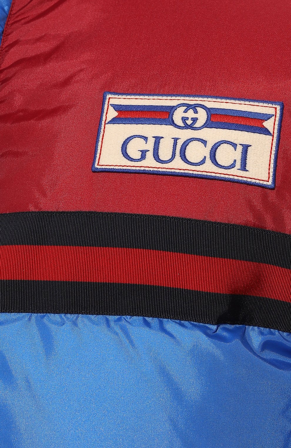 Пуховик GUCCI синего цвета по цене 285120 руб., арт. 673150 Z8AQO, фото 5 Пуховик GUCCI, арт. 673150 Z8AQO, фото 5