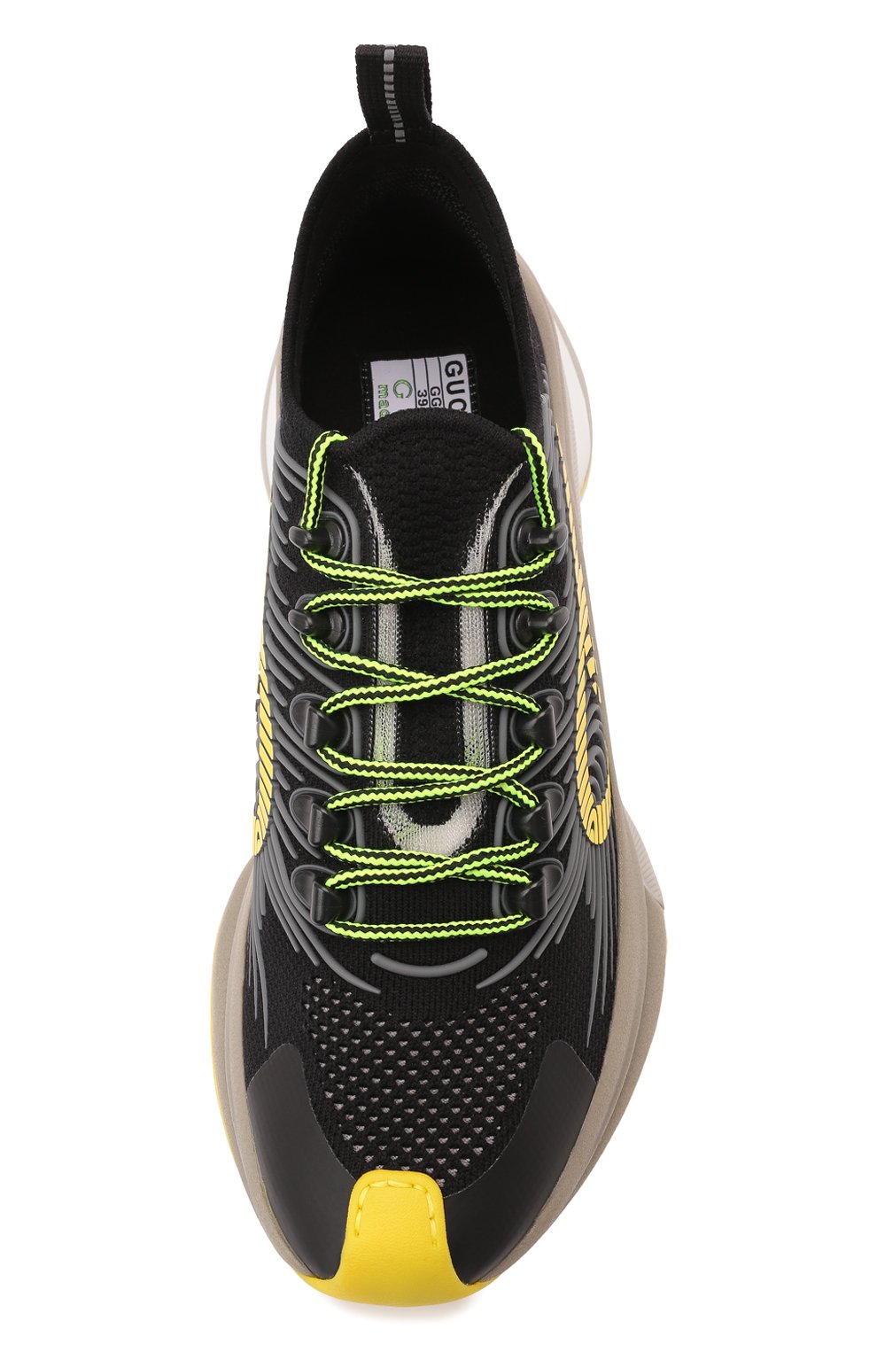 Текстильные кроссовки gucci run GUCCI, арт. 680939/USM10, фото 6