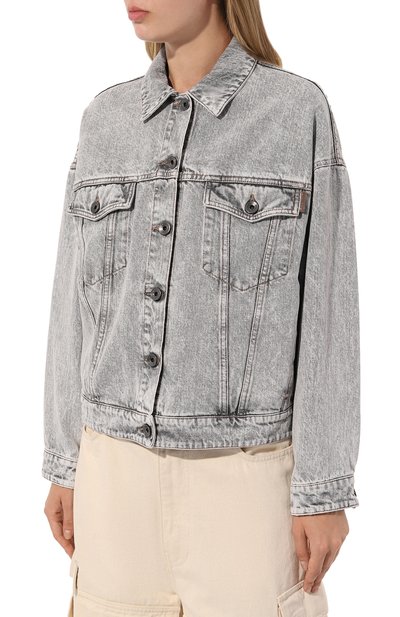 Джинсовая куртка BRUNELLO CUCINELLI, арт. MA0952984, фото 3