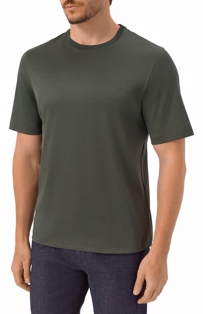 Хлопковая футболка ZILLI, арт. TSR02AM0100VZL000, фото 3