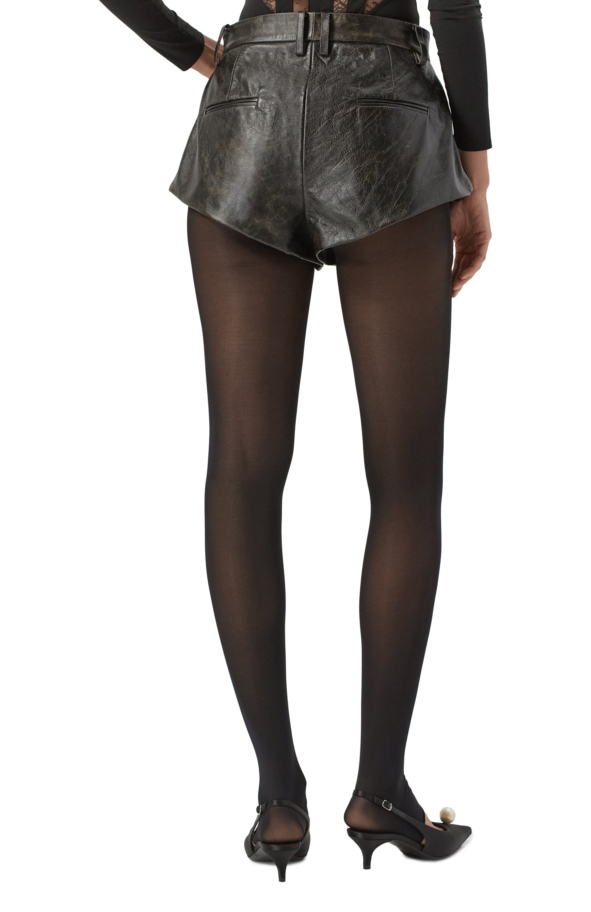 Кожаные шорты MAGDA BUTRYM, арт. 115425, фото 4