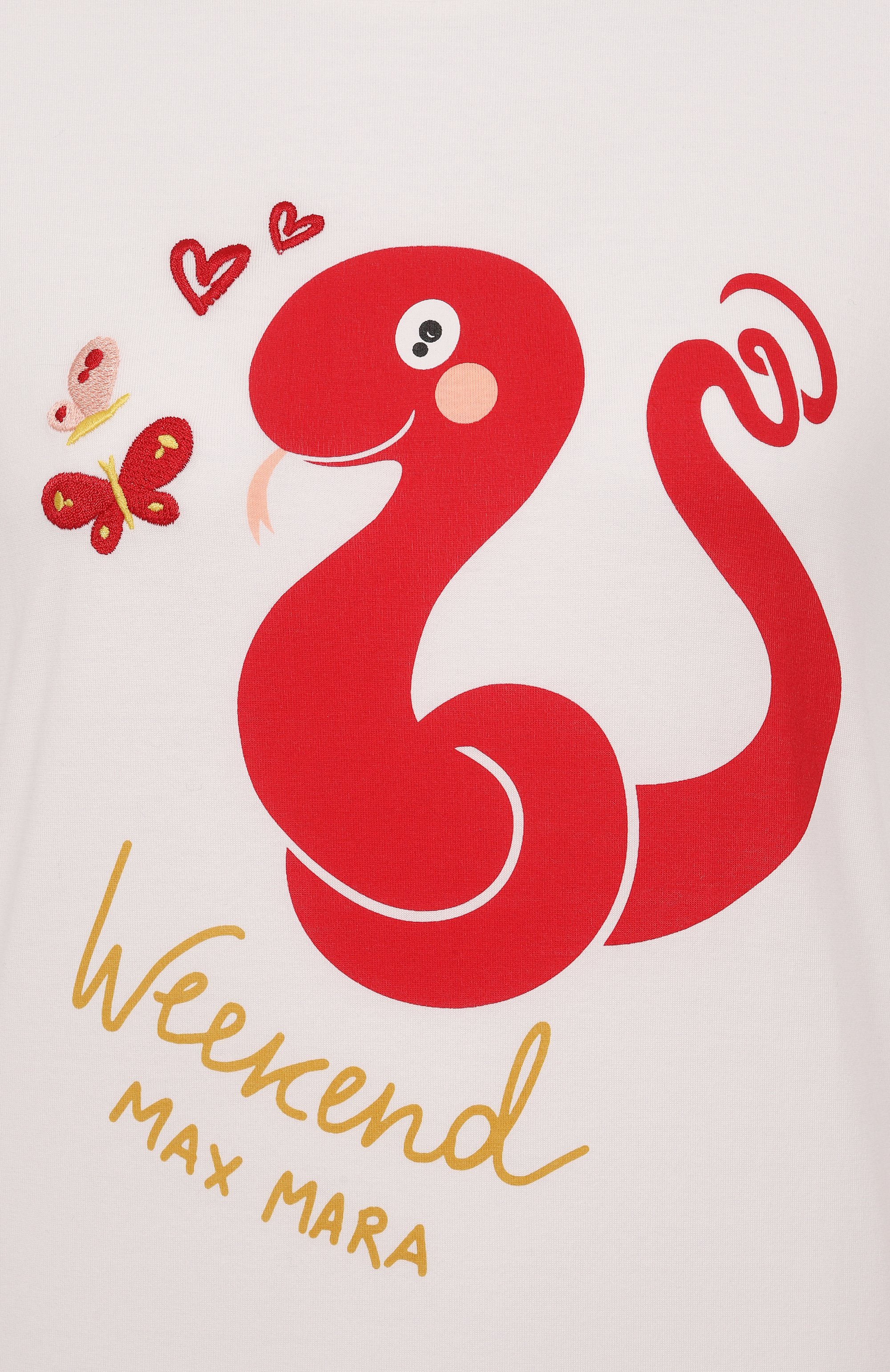 Хлопковая футболка WEEKEND MAX MARA, арт. CABINA, фото 6