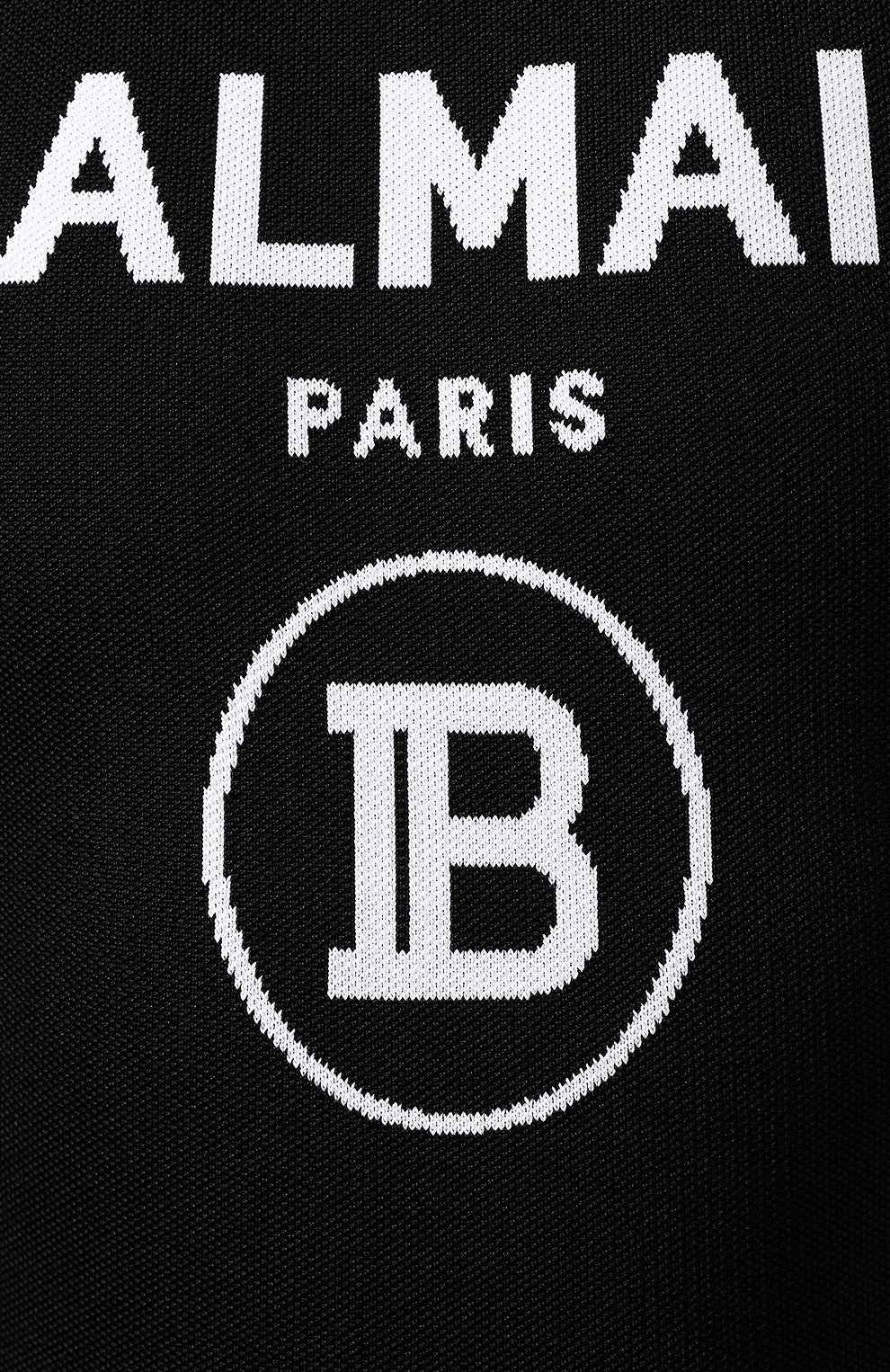 Боди из вискозы BALMAIN черно-белого цвета по цене 118500 руб., арт. SF10932/K478, фото 5 Боди из вискозы BALMAIN, арт. SF10932/K478, фото 5
