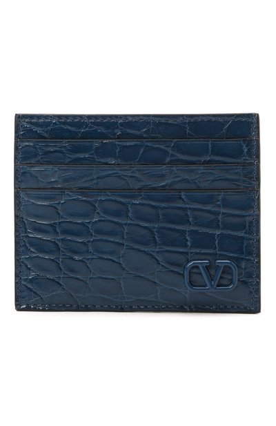 Футляр для кредитных карт из кожи аллигатора VALENTINO, арт. XY2P0S49/FTN/AMIS, фото 1