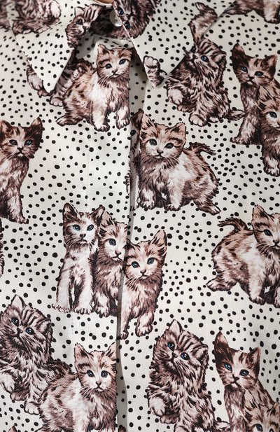 Рубашка с принтом MSGM, арт. 2741MDE10B 195651, фото 5