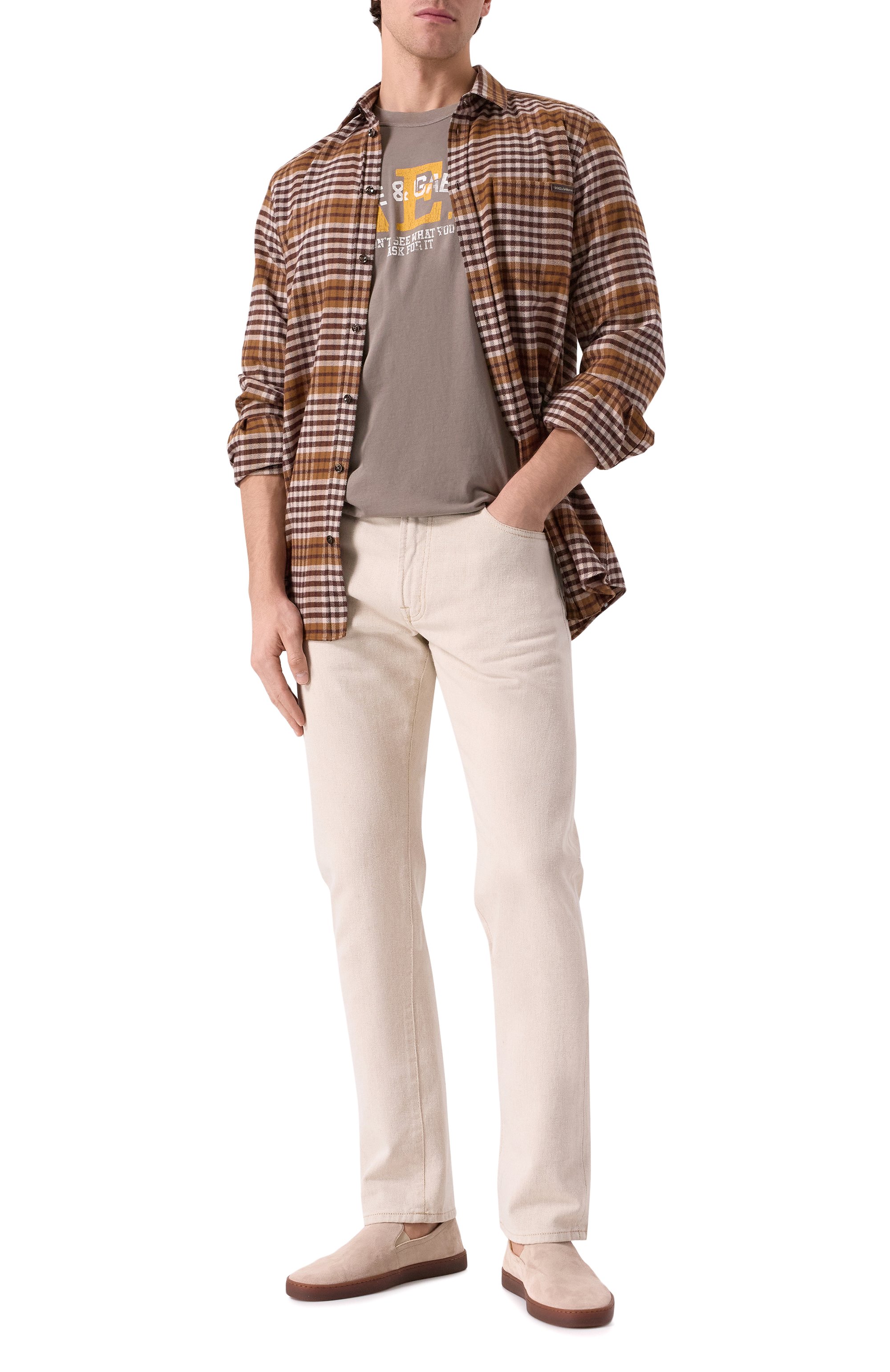 Хлопковая футболка DOLCE & GABBANA, арт. G8PN9T/G7NSS, фото 2