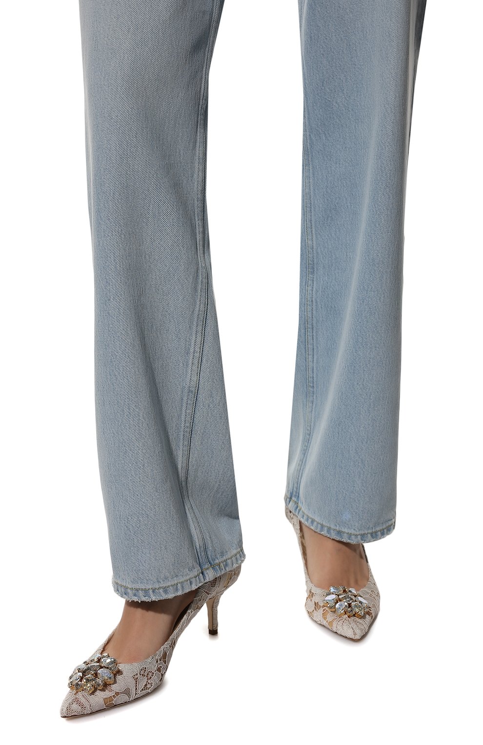 Текстильные туфли rainbow lace DOLCE & GABBANA, арт. CD0066/AL198, фото 3