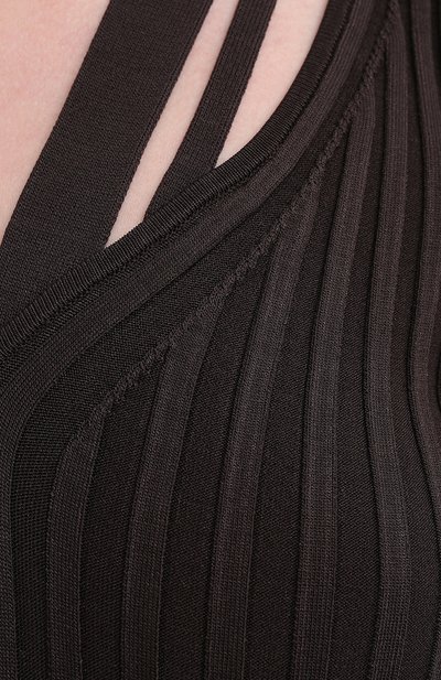 Пуловер HELMUT LANG коричневого цвета по цене 32800 руб., арт. K07HW712, фото 5 Пуловер HELMUT LANG, арт. K07HW712, фото 5