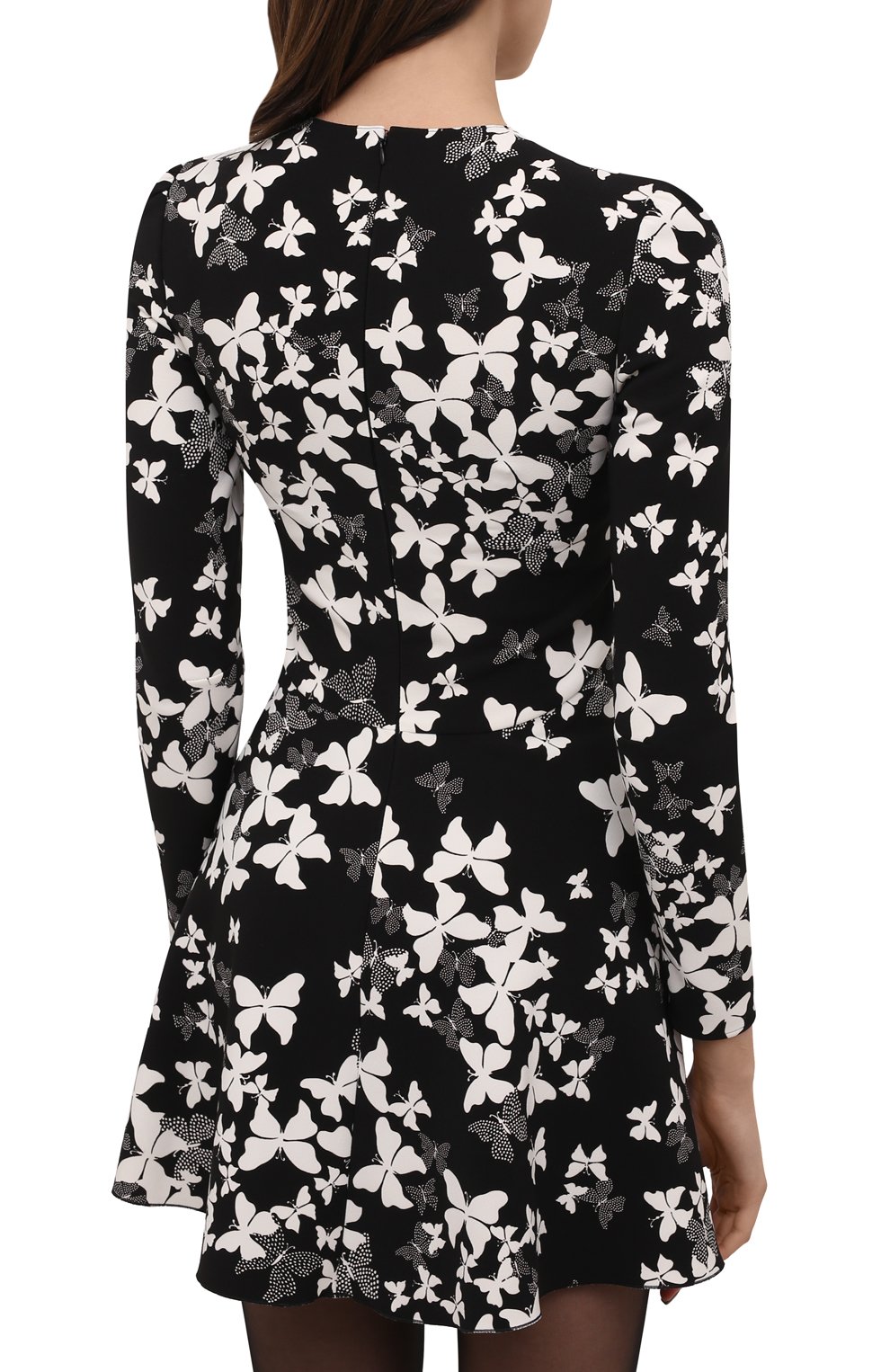 Платье REDVALENTINO черно-белого цвета по цене 68200 руб., арт. XR3VAEH5/69W, фото 4 Платье REDVALENTINO, арт. XR3VAEH5/69W, фото 4