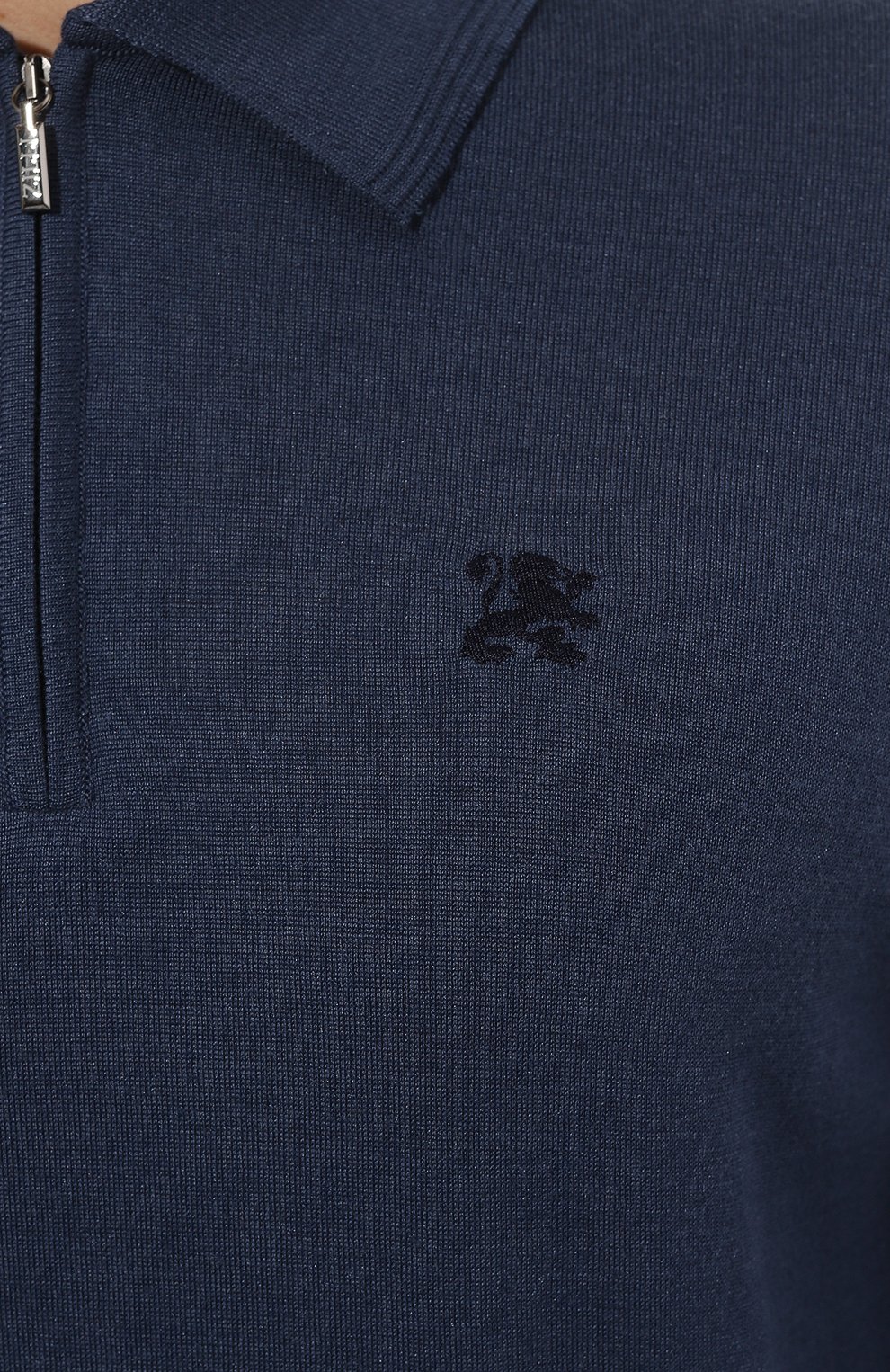 Поло из шерсти и шелка ZILLI, арт. KZP001M0230VBZ000, фото 5