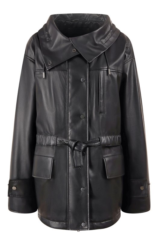 Кожаная парка MVST M25.1PW.L005/NEW PARIS Чёрный M25.1PW.L005/NEW PARIS