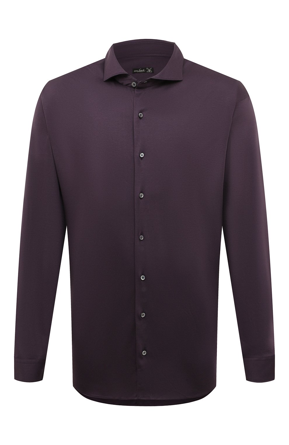 Хлопковая рубашка VAN LAACK фиолетового цвета по цене 29950 руб., арт. PER-LSF/180031/3XL, фото 1 Хлопковая рубашка VAN LAACK, арт. PER-LSF/180031/3XL, фото 1
