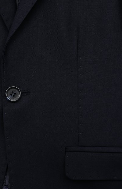 Шерстяной пиджак ZHANNA & ANNA темно-синего цвета по цене 13000 руб., арт. ZALB11102020, фото 3 Шерстяной пиджак ZHANNA & ANNA, арт. ZALB11102020, фото 3