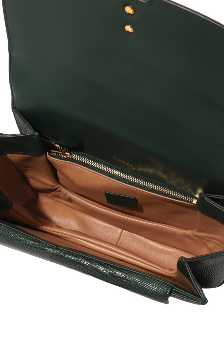 Сумка sylvie 1969 small из кожи ящерицы GUCCI, арт. 601067 LUZ0X, фото 5