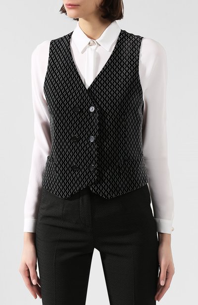 Жилет из смеси вискозы и шелка GIORGIO ARMANI, арт. 9WHGK010/T0178, фото 3