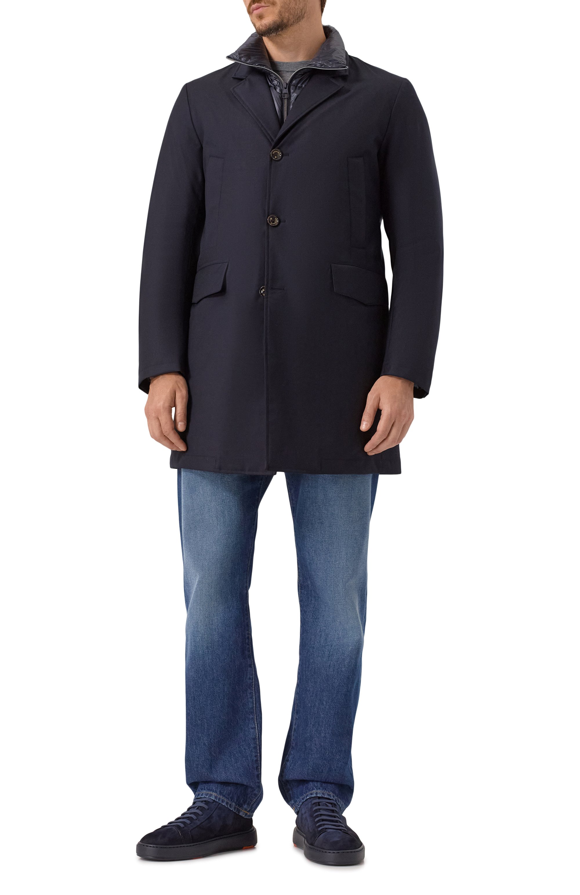 Замшевые кеды cleanic SANTONI, арт. MBCG221410CAKA0L, фото 2