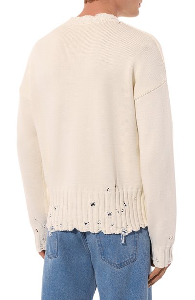 Хлопковый свитер MARNI, арт. GCMG0210A0/UFC652, фото 4