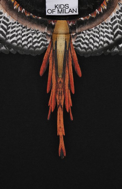 Хлопковая футболка MARCELO BURLON KIDS OF MILAN, арт. CBAA002F21JER010, фото 3