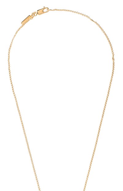 Подвеска на цепочке alphabet m CHLOÉ золотого цвета по цене 51650 руб., арт. CHC20SF02MCB7, фото 3 Подвеска на цепочке alphabet m CHLOÉ, арт. CHC20SF02MCB7, фото 3