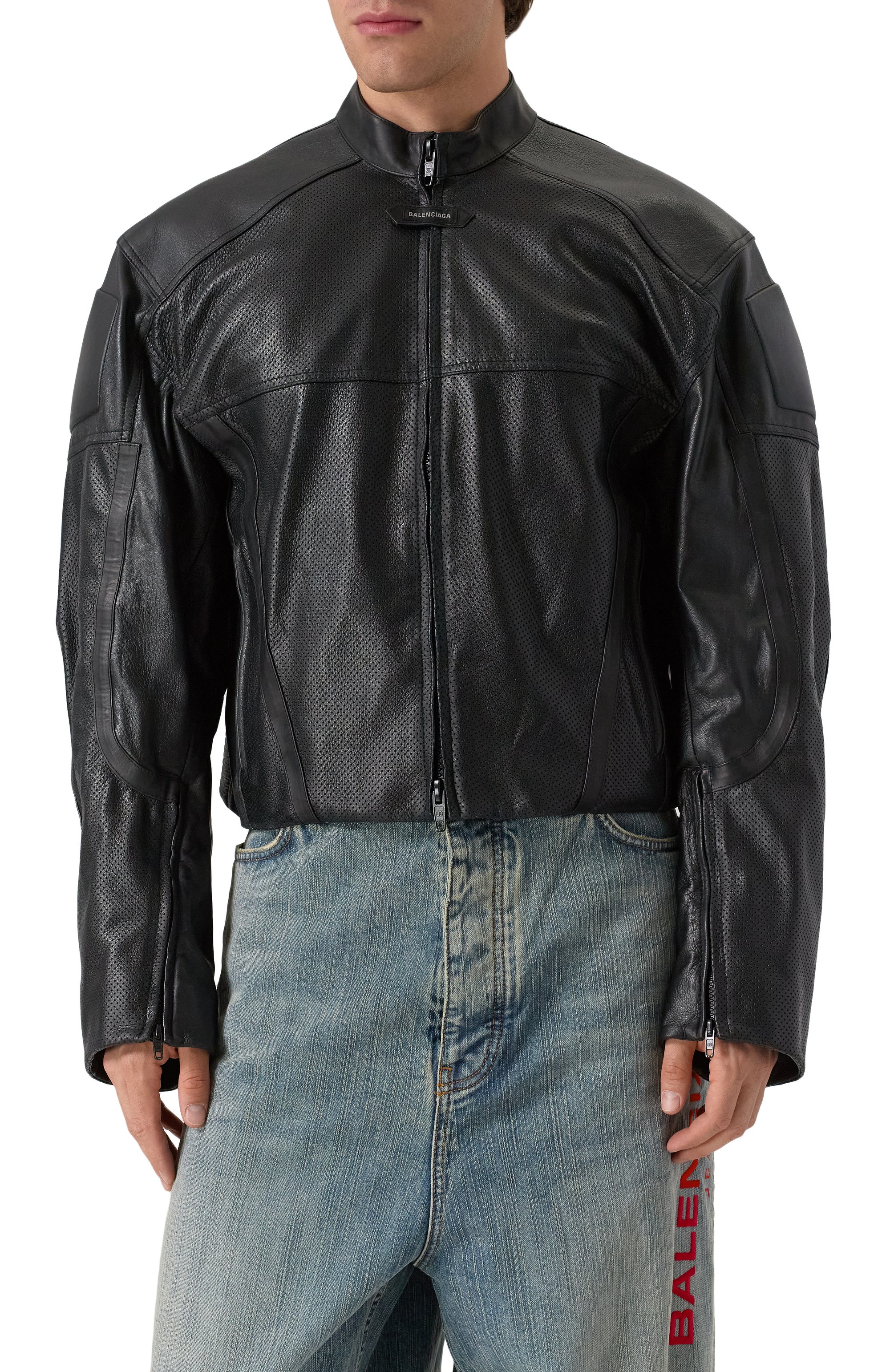 Кожаная куртка BALENCIAGA, арт. 830859/TSS01, фото 3