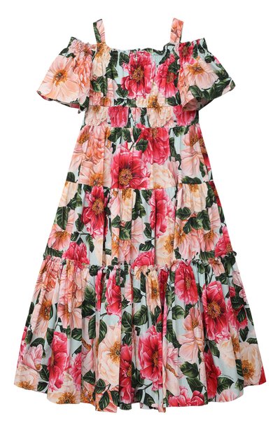 Хлопковое платье DOLCE & GABBANA, арт. L52DN9/HS5H5/8-14, фото 2