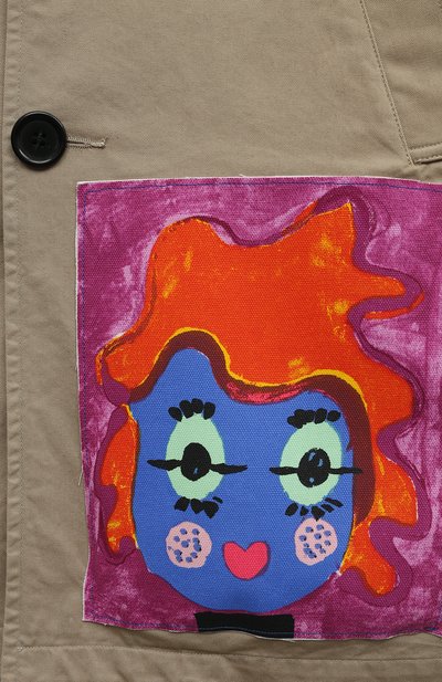 Хлопковый тренч MARNI, арт. M00646/M00P3, фото 3