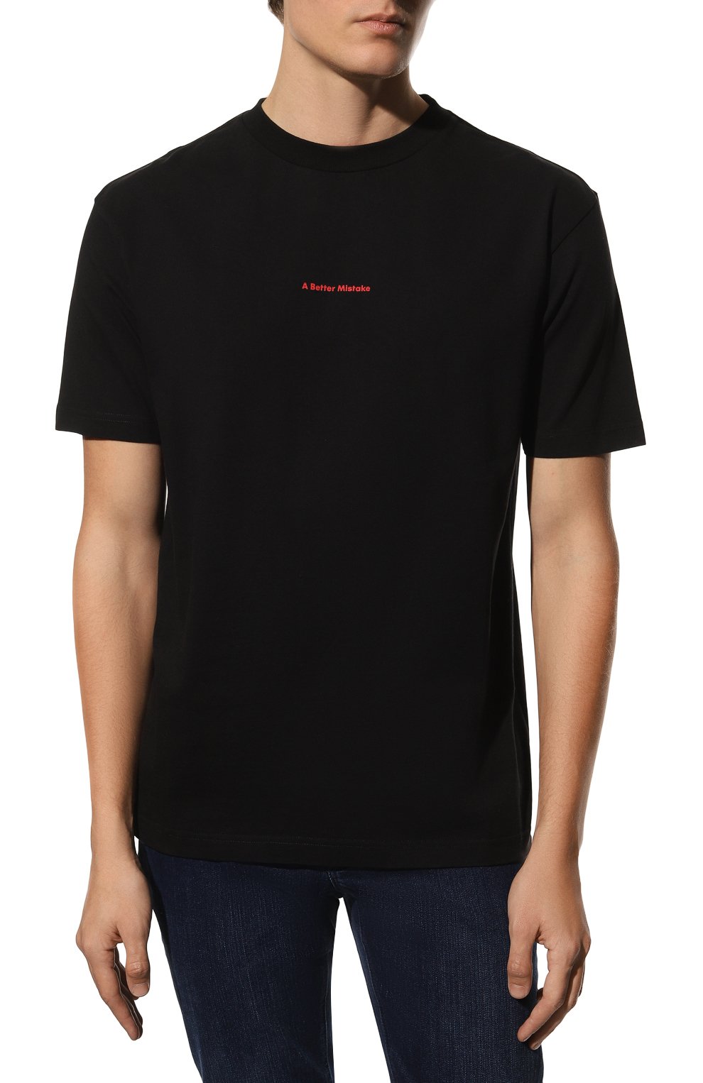 Хлопковая футболка A BETTER MISTAKE, арт. 04D10TS007M JS031PD, фото 3