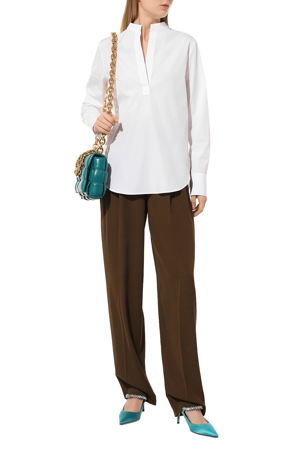 Текстильные мюли bing 65 JIMMY CHOO, арт. BING65/SAT, фото 2