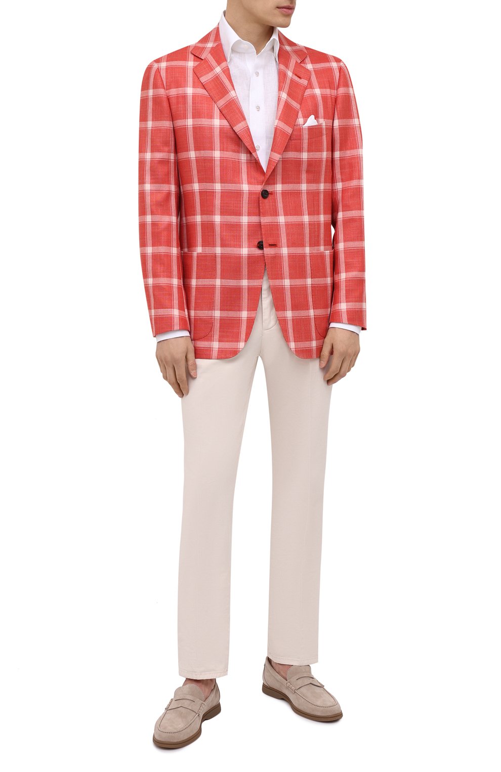 Льняная сорочка ZILLI белого цвета по цене 79950 руб., арт. MFV-13091-338562/0007, фото 2 Льняная сорочка ZILLI, арт. MFV-13091-338562/0007, фото 2