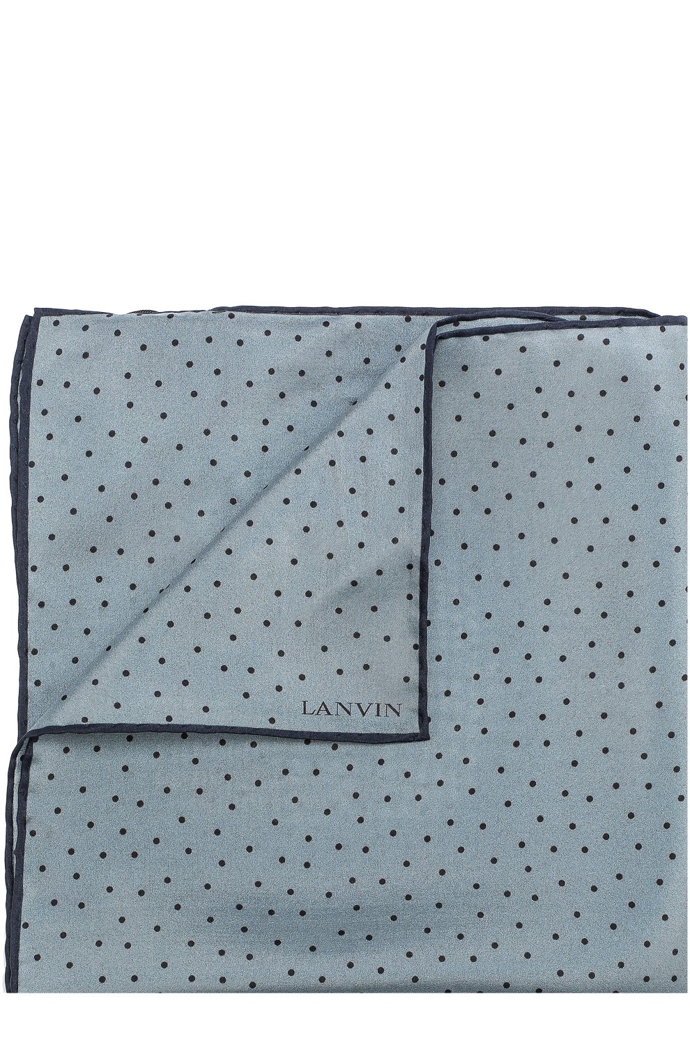 Шелковый платок с принтом LANVIN серого цвета по цене 6935 руб., арт. 3715/HANDKERCHIEF, фото 1 Шелковый платок с принтом LANVIN, арт. 3715/HANDKERCHIEF, фото 1