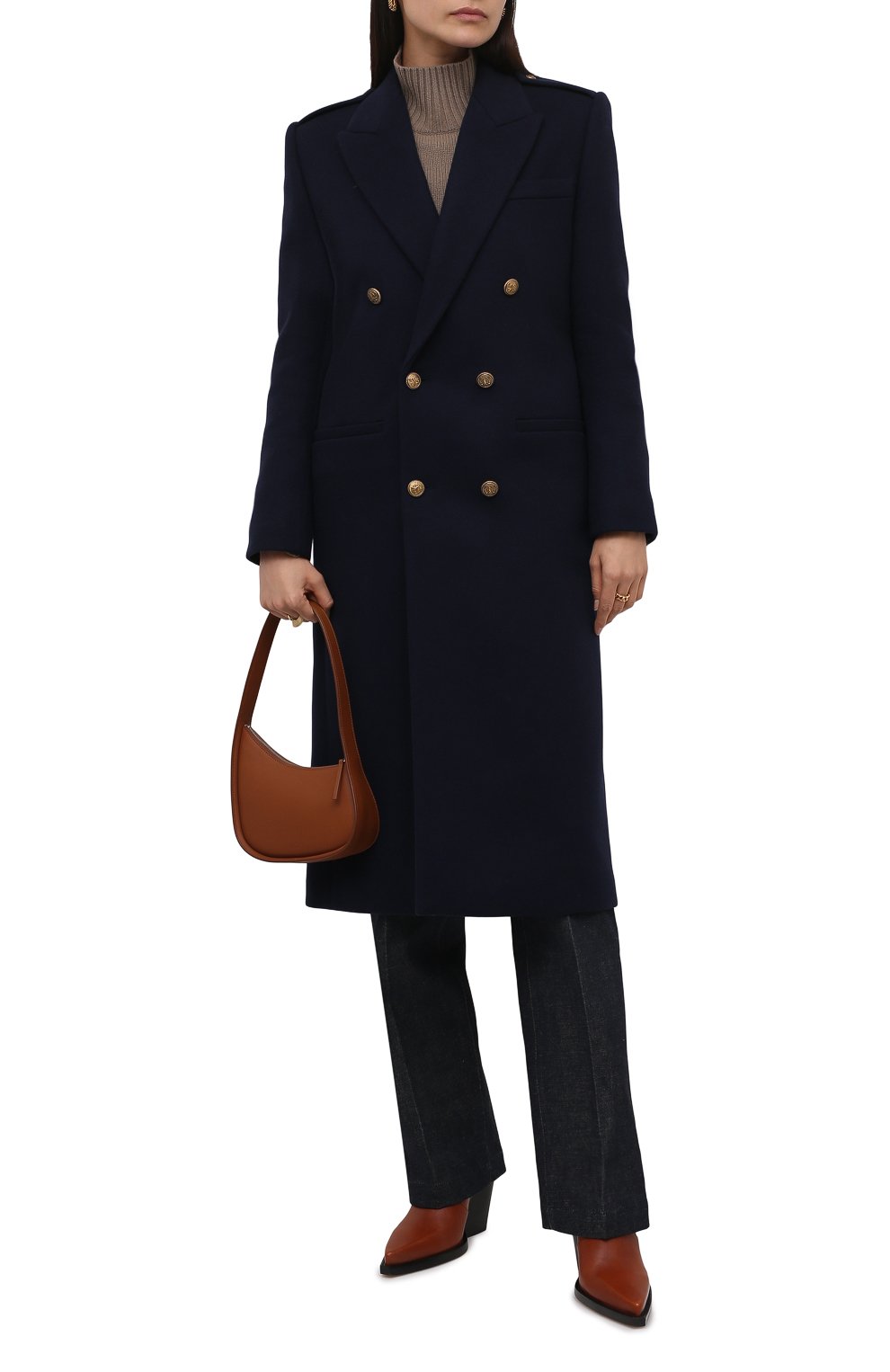 Кашемировое пальто SAINT LAURENT, арт. 661316/Y143V, фото 2