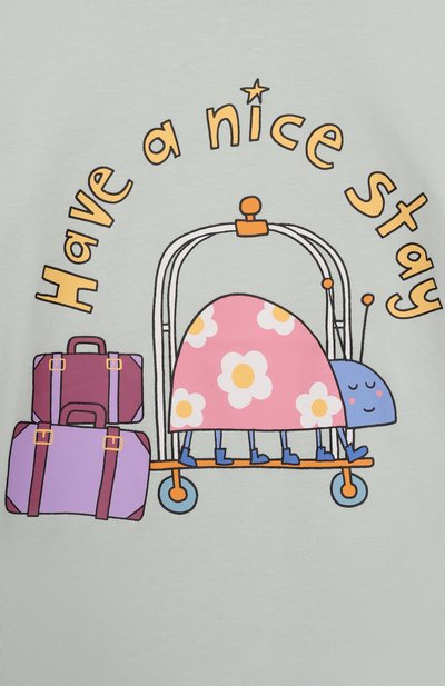 Хлопковая футболка STELLA MCCARTNEY, арт. TY8A41, фото 3