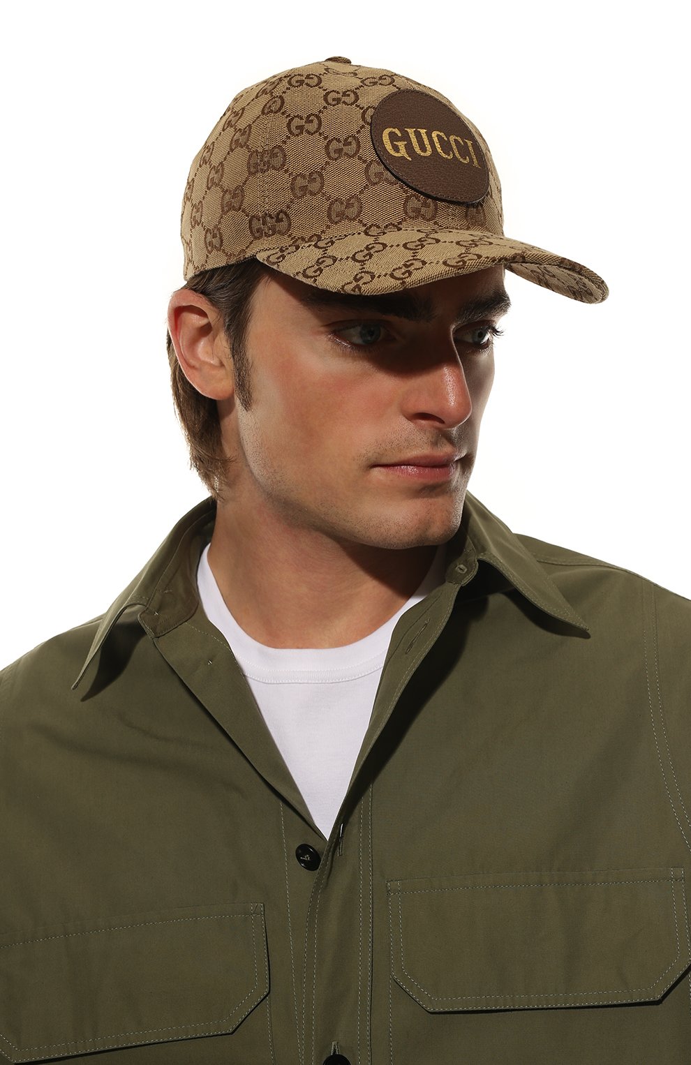 Хлопковая бейсболка GUCCI, арт. 576253/4HG62, фото 2