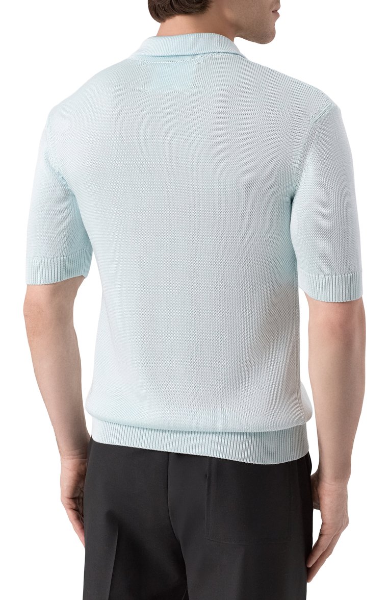 Поло из хлопка и льна JIL SANDER, арт. J21GL0114-J18341, фото 1